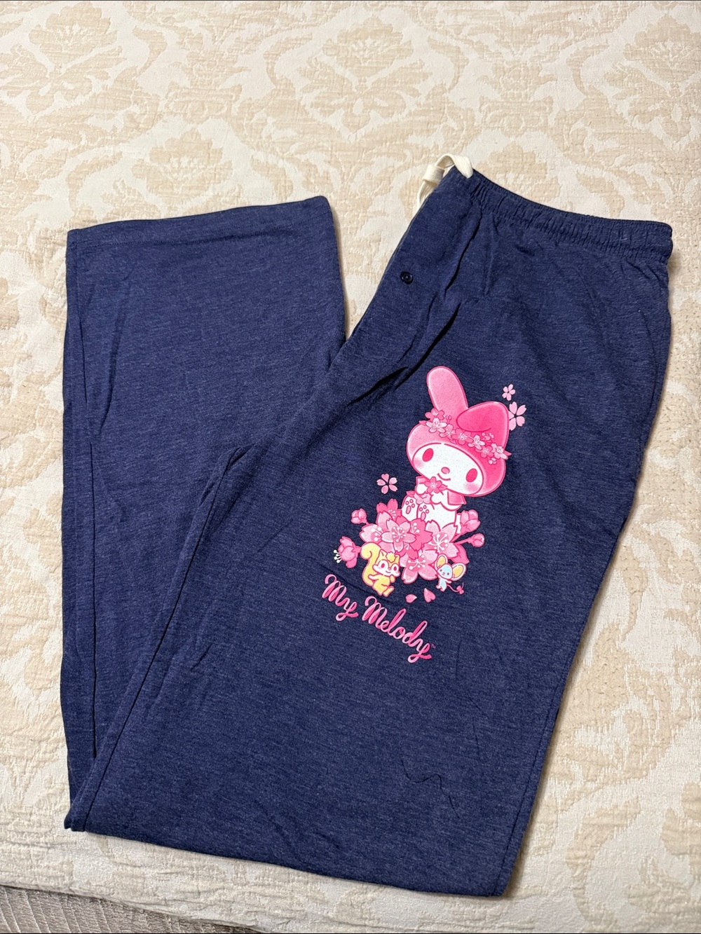My Melody Navy Blue Pajama Pants XL - Picture 3 of 3